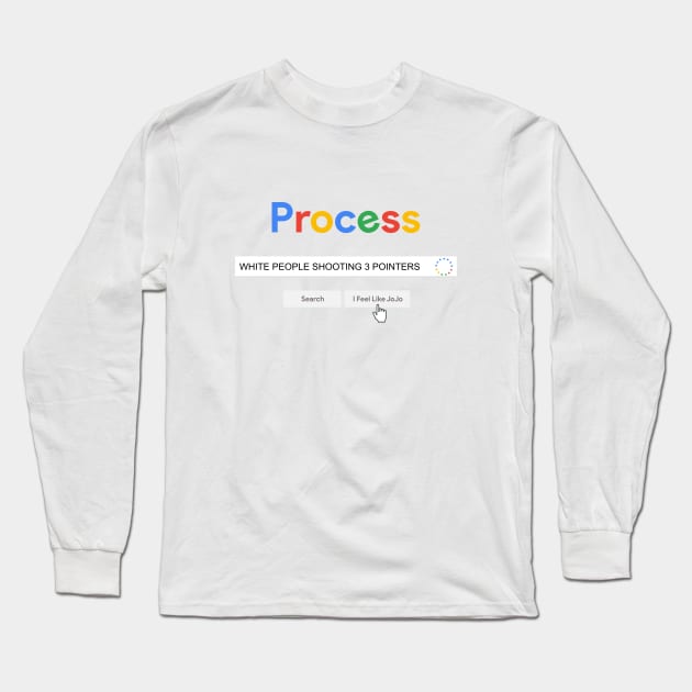 White People Shooting 3 Pointers Long Sleeve T-Shirt by OptionaliTEES